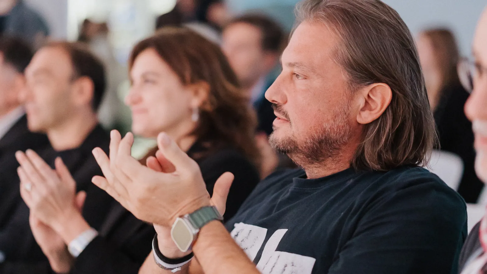 Il pubblico durante un pitch